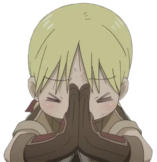 🙏 53513dc8 Animé, Chibi, Suppliant, Mignon, Implorant telegram sticker