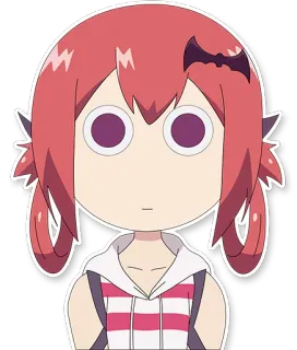 😶 be19b1c3 Satania Gabriel Dropout Anime, Cartoon, Satania, Gabriel Dropout, Mignon, Diable, Manga telegram sticker