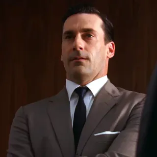 🚬 1dad1802 Don Draper Mad Men Mad Men, Jon Hamm, Don Draper, AMC, Série TV, Publicité telegram sticker