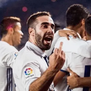 ❇️ 9be4f415 piłka nożna, środkowy palec, obraźliwe, sport, La Liga telegram sticker