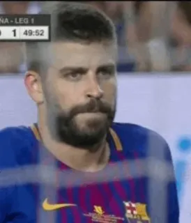 ❇️ f3dff299 Gerard Piqué piłka nożna, sportowiec, piłka nożna, Piqué, Gerard Piqué, Barcelona telegram sticker