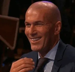 ❇️ f55b8a8f Zinedine Zidane Piłkarz, Piłka nożna, Gwiazda, Sport, Sportowiec, Trener telegram sticker