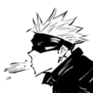 🗿 75246562 Satoru Gojo Jujutsu Kaisen Anime, Gojo, Jujutsu Kaisen, Satoru Gojo, Manga telegram sticker