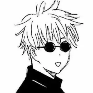 🗿 c0a9ba21 Satoru Gojo Jujutsu Kaisen Anime, Manga, Gojo Satoru, Jujutsu Kaisen, Charakter, Brille, Cool telegram sticker