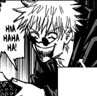 🗿 f7439236 HIA HAHA HA! Clown, Lachen, Lächeln, Anime, Manga telegram sticker