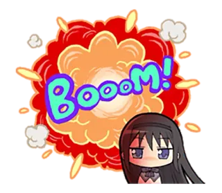 💣 8b67fce0 Booom! 폭발, 쾅, 만화, 애니메이션, 만화, 만화영화 telegram sticker