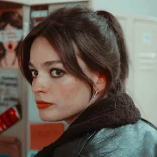 ✨ 6c32ba2d Maeve Wiley Sex Education Maeve Wiley, Sex Education, Chân dung, Phim tuổi teen, Nhân vật, Netflix, Phim telegram sticker