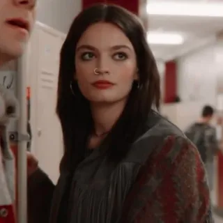 ✨ d85f6435 Maeve Wiley Sex Education phim tuổi teen, trường học, sinh viên, chân dung, phụ nữ, Netflix, phim truyền hình telegram sticker