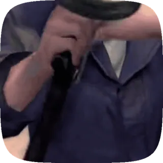 😚 4c5d32d8 violenza, arma, pistola, offensivo, militare telegram sticker