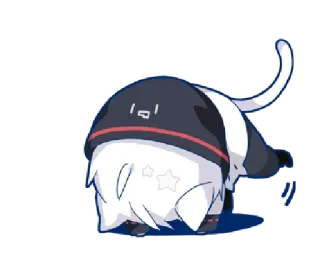 🌀 d7963b1e kucing, binatang, imut, stiker, putih, kawaii whatsapp sticker