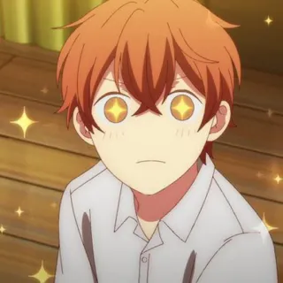 🎸 eecf36cb 애니메이션, 소년, 반짝이, 캐릭터, 귀여운, 애니메이션 telegram sticker