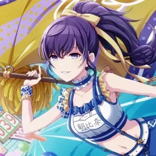 Мафую Асахина ｡.ﾟ@yuisweistickers :: @fStikBot whatsapp stickers