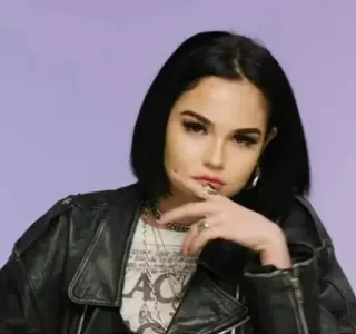 🥑 aba8fbce wanita, gadis, jaket kulit, potret, mode whatsapp sticker