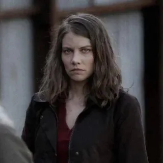 🍭 2b58a66d Maggie Greene The Walking Dead Maggie, The Walking Dead, zombie apocalypse, character portrait, Lauren Cohan telegram sticker