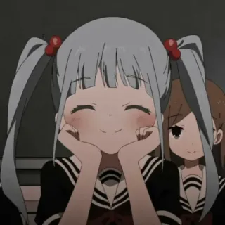 🙂 bd5ef136 Anime, Chica, Uniforme escolar, Sonrisa, linda telegram sticker