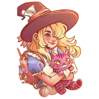 Magical Girls by @peach_artworld telegram stickers