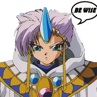 👴 9217e131 BE WISE Anime, Charakter, Fantasy, Weisheit, weise telegram sticker
