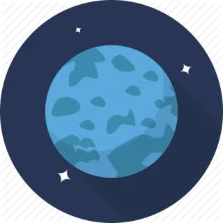 🌐 4d1ba3b9 planeet, ruimte, hemels, astronomie, wereldbol, wereld, sterren telegram sticker