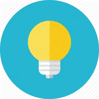 💡 c698ad66 gloeilamp, idee, elektriciteit, innovatie, energie, licht telegram sticker