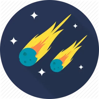🌠 f297b028 kometen, ruimte, astronomie, sterren, hemels, lucht telegram sticker