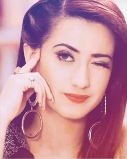 😉 103394f7 phụ nữ, nháy mắt, chân dung, trang sức, cô gái, xinh đẹp telegram sticker