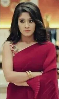 ☹️ c259abf4 phụ nữ, saree, Ấn Độ, truyền thống, chân dung, nghiêm túc telegram sticker