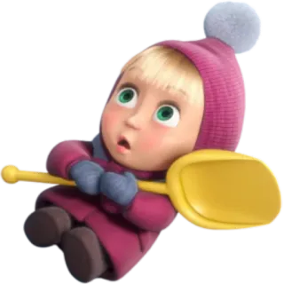 Маша и медведь @StikerDi telegram stickers