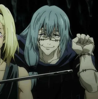 🌪 083ca208 Mahito Jujutsu Kaisen Anime, Schurk, Vervloekte Geest, Gennaaid, Jujutsu Kaisen whatsapp sticker