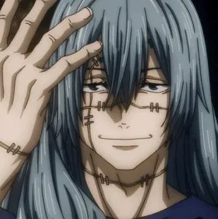 🕸 0934ef76 Mahito Jujutsu Kaisen Anime, Manga, Vloek, Schurk whatsapp sticker