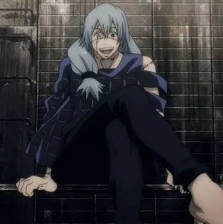 🕸 0edc4bb5 Mahito Jujutsu Kaisen Anime, Schurk, Jujutsu Kaisen, Mahito, Vervloekte Geest whatsapp sticker