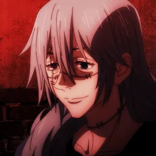 🌪 3c5cf443 Mahito Jujutsu Kaisen Anime, Vervloeking, Jujutsu Kaisen, Mahito, Personage whatsapp sticker