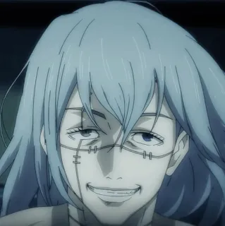 🌪 41e8f54b Mahito Jujutsu Kaisen Anime, Jujutsu Kaisen, Mahito, Schurk whatsapp sticker