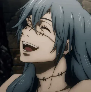 🌪 480d44f6 Mahito Jujutsu Kaisen Anime, Manga, Schurk, Vervloekte geest whatsapp sticker