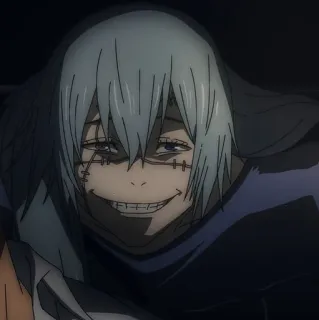 🕸 73e53c1e Mahito Jujutsu Kaisen Anime, Schurk, Vloek, Steken whatsapp sticker