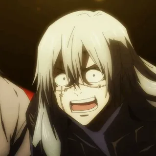 🕸 8b463449 Mahito Jujutsu Kaisen Anime, Schurk, Eng, Horror, Jujutsu Kaisen whatsapp sticker