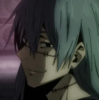 🕸 c7d14054 Mahito Jujutsu Kaisen Anime, Personage, Gennaaid, Schurk whatsapp sticker