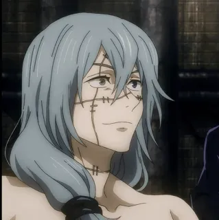 🌪 d8b45643 Mahito Jujutsu Kaisen Anime, Vloek, Schurk, Horror, Monster whatsapp sticker