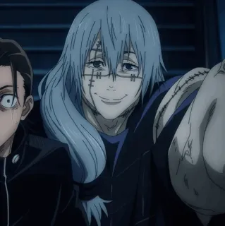 🕸 daeb6b88 Mahito Jujutsu Kaisen Anime, Mahito, Jujutsu Kaisen, Vloek, Schurk whatsapp sticker