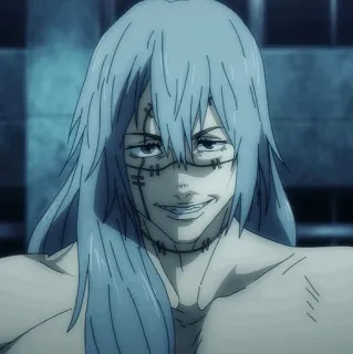 🌪 e08704b3 Mahito Jujutsu Kaisen Anime, Schurk, Vloeken, Kwaad, Mahito whatsapp sticker