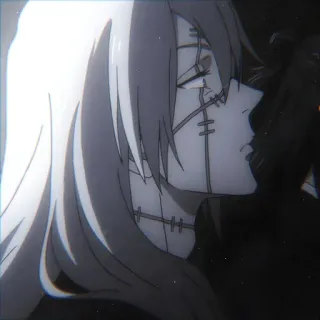 🫐 1969e9e1 Mahito Jujutsu Kaisen anime, manga, cursed spirit, Mahito, Jujutsu Kaisen, horror telegram sticker