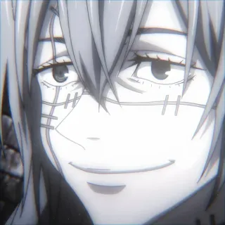 🫐 7c4903ec Mahito Jujutsu Kaisen anime, manga, mahito, jujutsu kaisen, villain telegram sticker