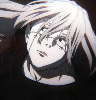 🫐 90a8a722 Mahito Jujutsu Kaisen anime, character, Mahito, Jujutsu Kaisen, anime character telegram sticker