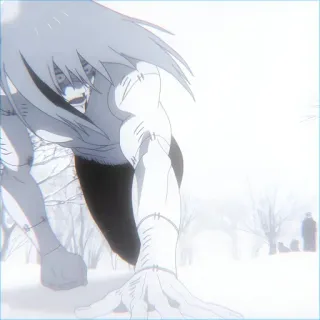 🫐 945ef770 anime, monster, creature, winter, snow, scary, character telegram sticker