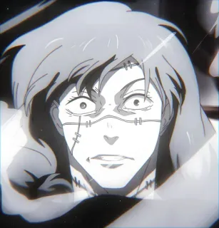 🫐 a50430e7 Mahito Jujutsu Kaisen anime, manga, jujutsu kaisen, mahito, curse, villain, stitches telegram sticker