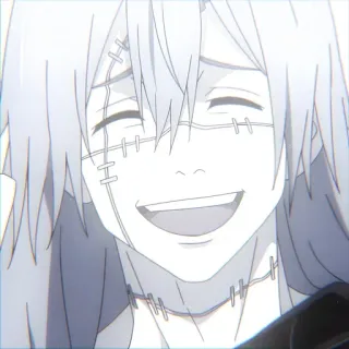 🫐 f3ea3fb6 Juzo Suzuya Tokyo Ghoul anime, manga, tokyo ghoul, juzo suzuya, character, sewn, stitched telegram sticker