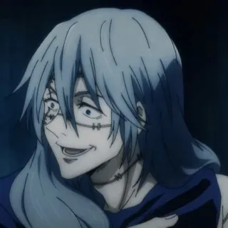 🫐 78086d52 Mahito Jujutsu Kaisen Anime, Manga, Jujutsu Kaisen, Mahito, Malédiction, Vilain whatsapp sticker