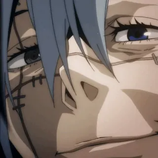 🩸 1315ebbf Mahito Jujutsu Kaisen Anime, Mahito, Jujutsu Kaisen, Charakter, Vernähtes Gesicht, Bösewicht telegram sticker