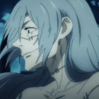 🩸 196c85be Mahito Jujutsu Kaisen Anime, Manga, Jujutsu Kaisen, Mahito, Fluchgeist, Charakter, Fantasy telegram sticker