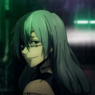 🩸 480fb316 Mahito Jujutsu Kaisen Anime, Jujutsu Kaisen, Mahito, Fluchgeist, Bösewicht, Lange Haare, Lächeln telegram sticker