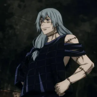 🩸 66a4d66b Mahito Jujutsu Kaisen Anime, Jujutsu Kaisen, Mahito, Fluchgeist, Manga telegram sticker